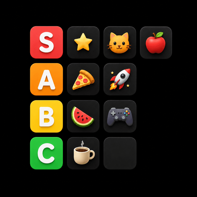 Tier List Build: Make & Share app icon